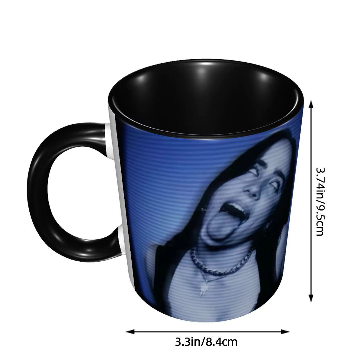 Singer Music Billies Eilishs tasse à café bricolage personnalisé en céramique lait thé