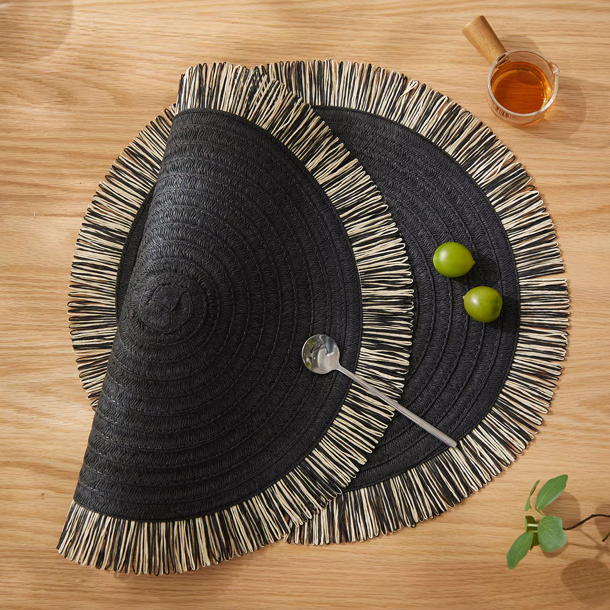 Ensemble de 6 sets de table ronds pour table à manger