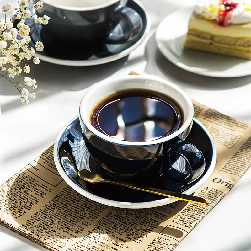 Tasse à café en céramique épaisse créative 350ml Latte Cappuccino