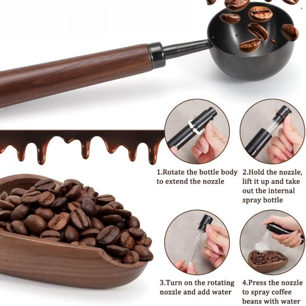 1 ensemble de tasse doseuse de grains de café