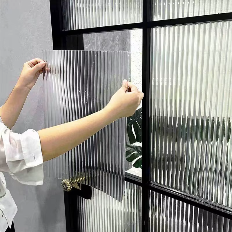 Film adhésif pour fenêtre en verre Changhong, 30x100cm, translucide, pour salle de bain, antidéflagrant, décoratif pour salon