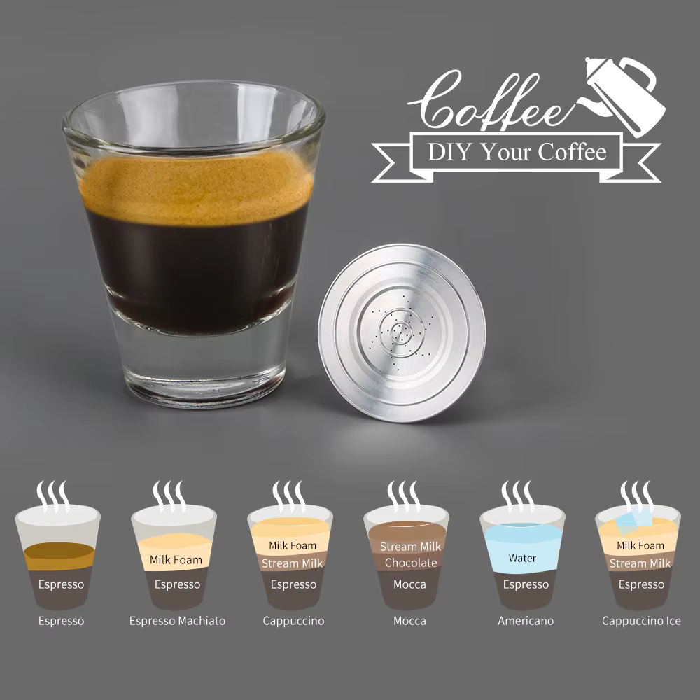 Pour L'Or café Capsule réutilisable pour Philips L'Or Barista LM8012 Machine
