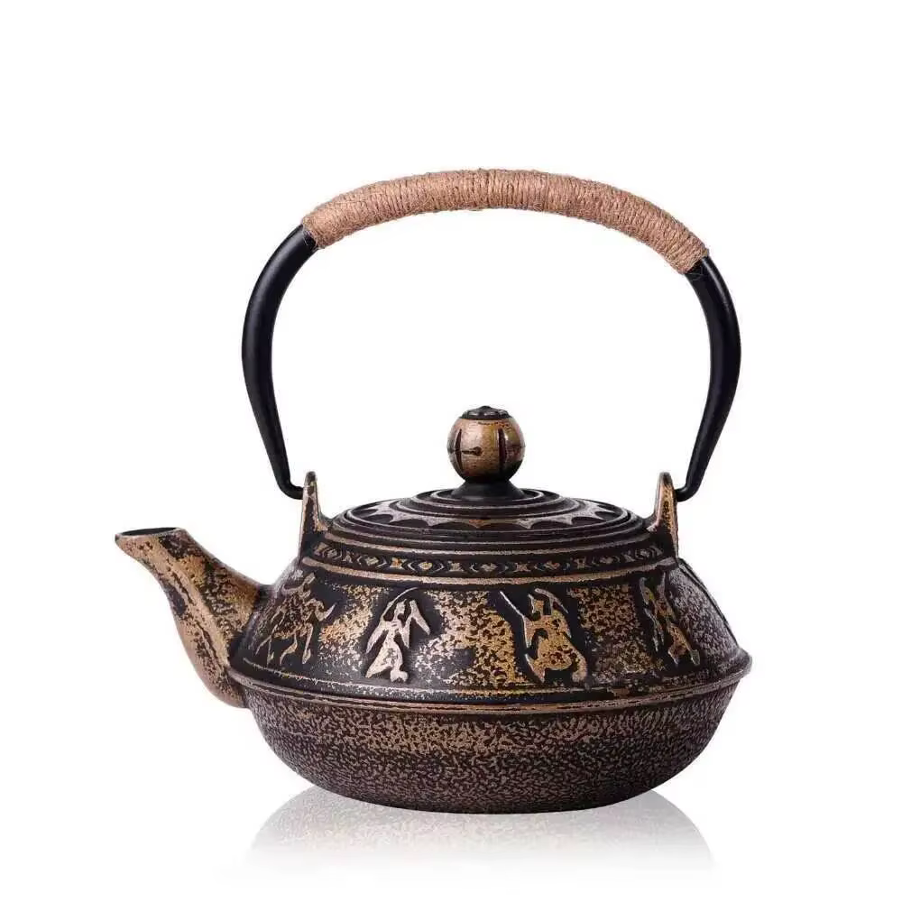 Nouveau 7 Chioces ensemble de théière en fonte
