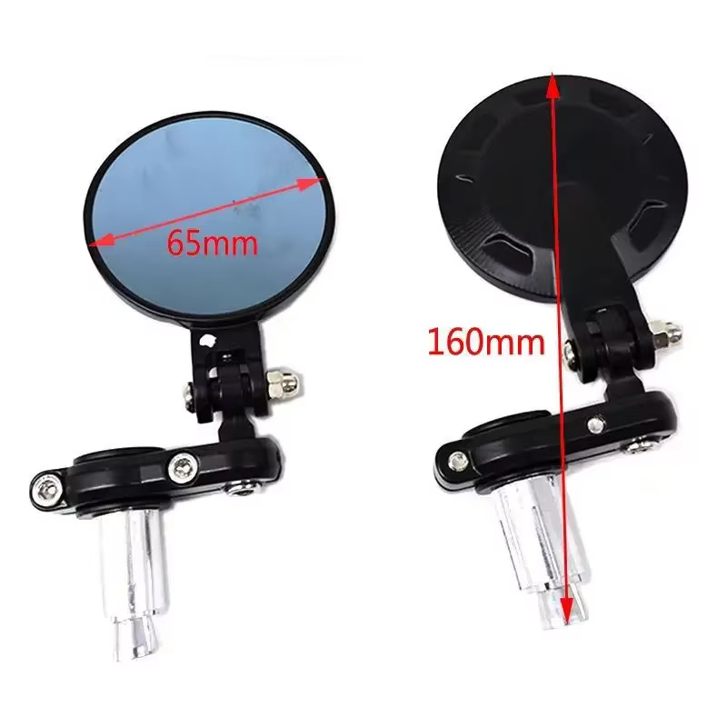 Rétroviseurs de moto Cafe Racer, extrémité de barre ronde, rétroviseurs latéraux pour Yamaha 125 keeway k light Keeway Superlight 125 Sportster