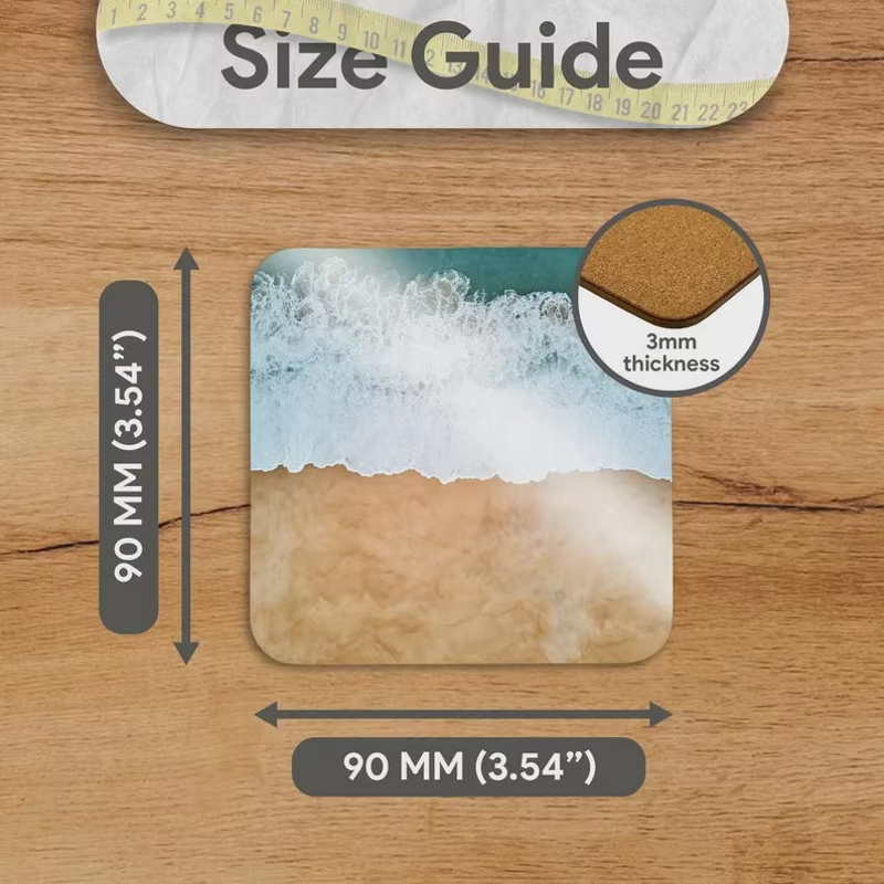 Sous-verres personnalisés avec photo