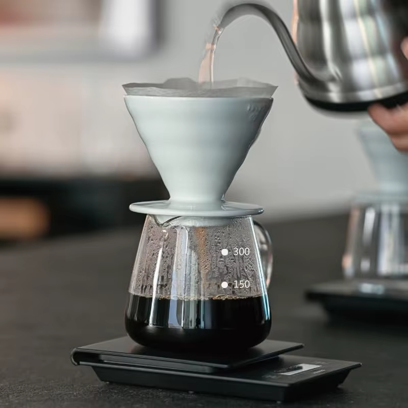 Cafetière en verre pour serveur de café