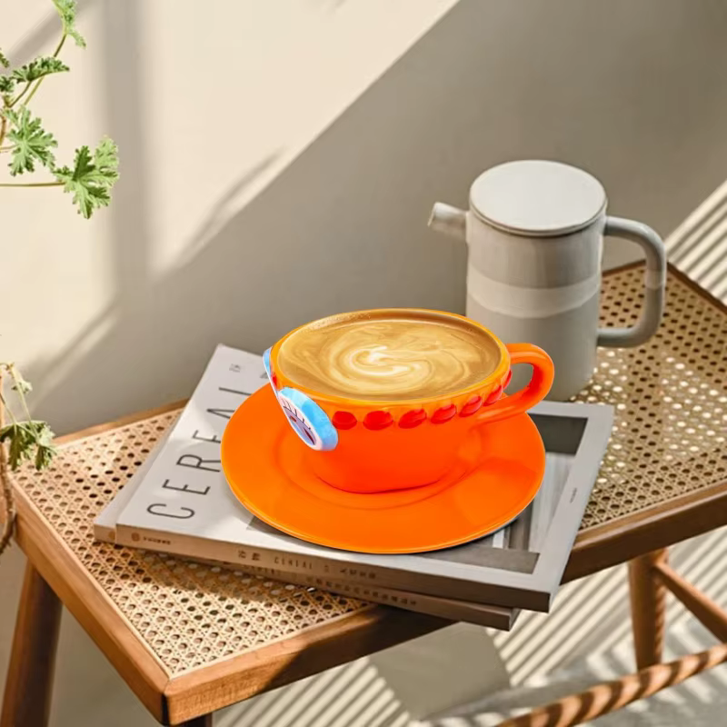 Tasse à café Anime créative en forme de chapeau des trois frères