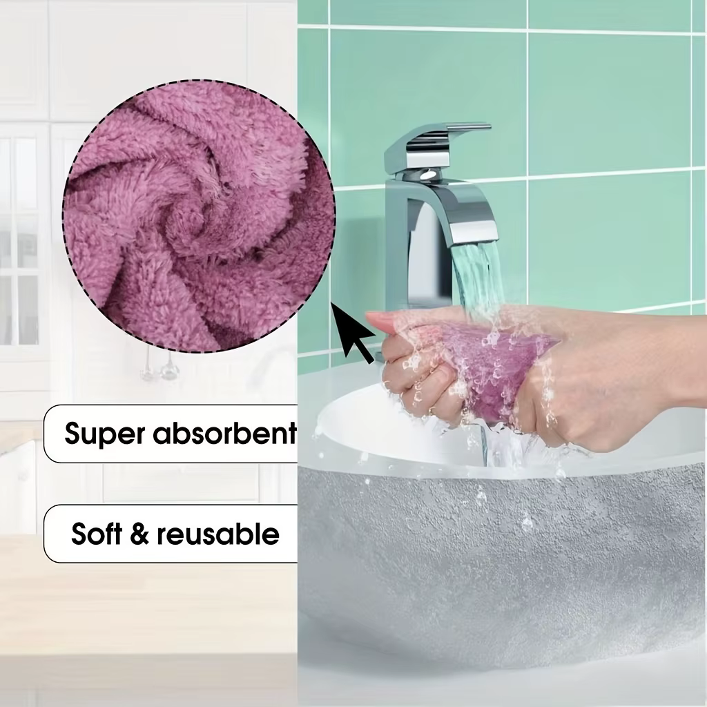 Chiffons à vaisselle en microfibre