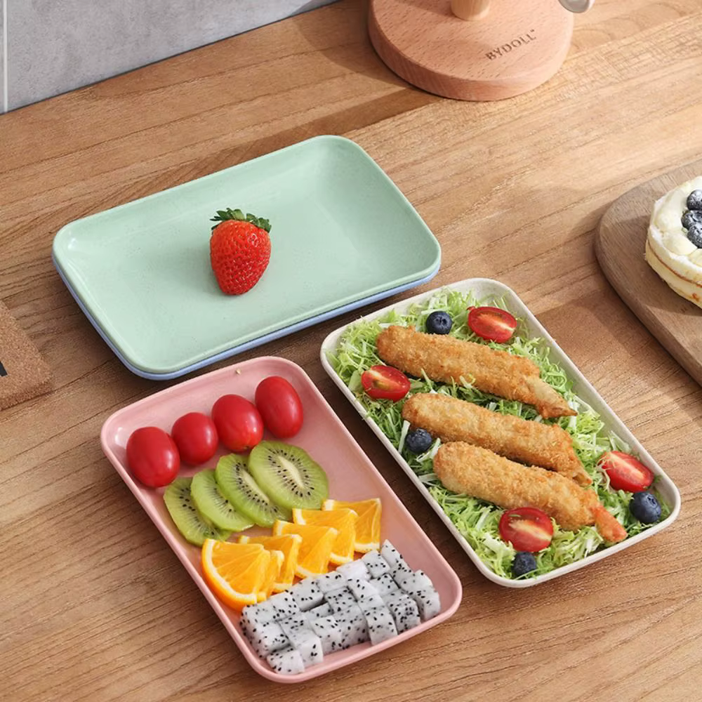 Assiette à Snack en Plastique de Haute Qualité