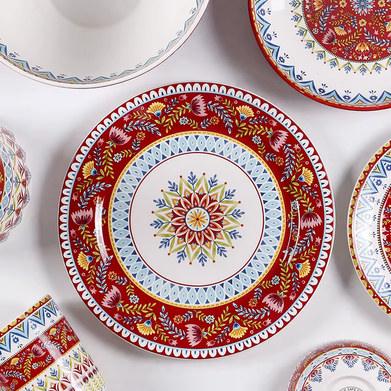 Assiette à dîner créative de style moyen-orient