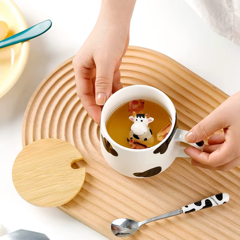 Tasse à café en céramique mignonne