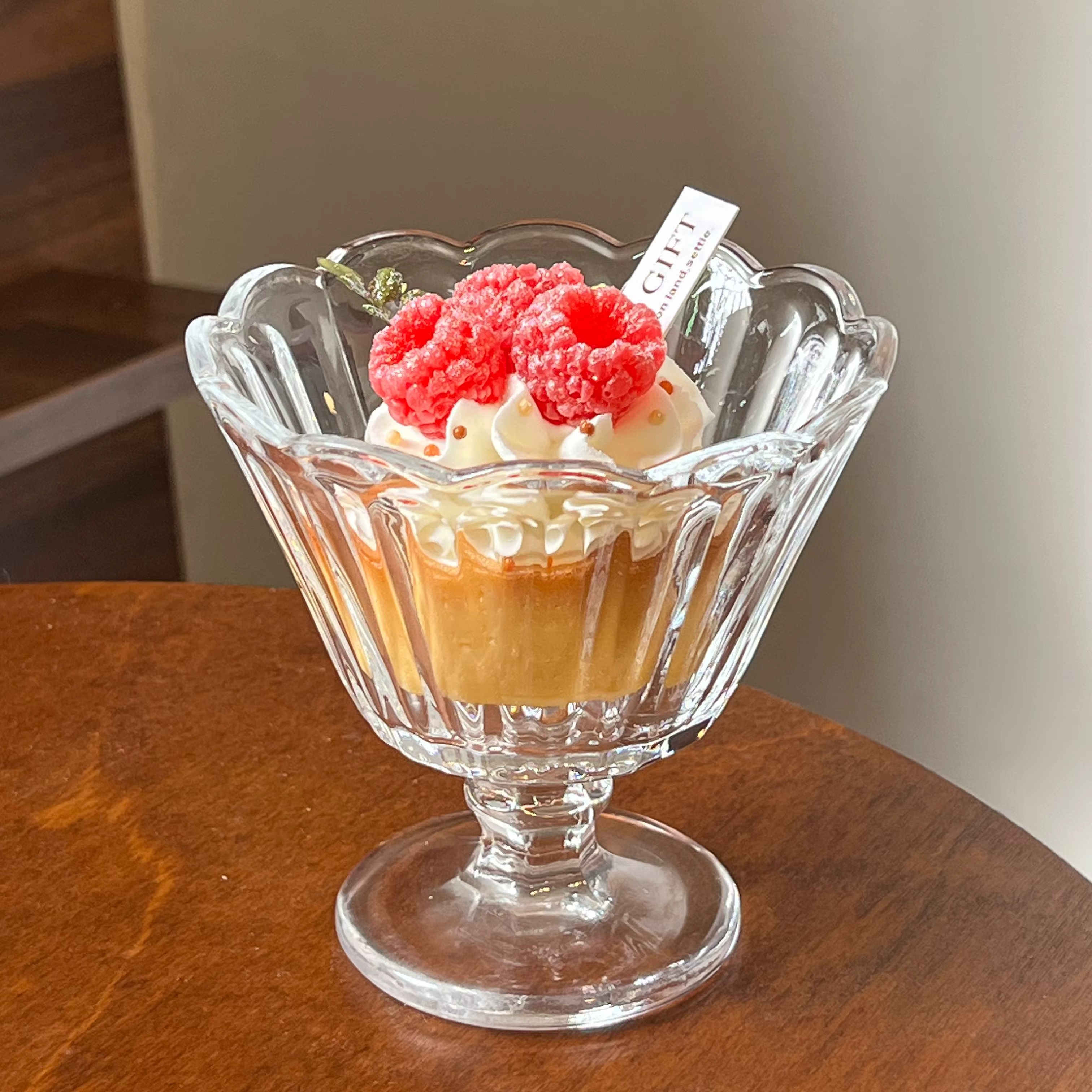 Gobelets en verre vintage en dentelle – Tasses à café et bols à desserts – pour glace