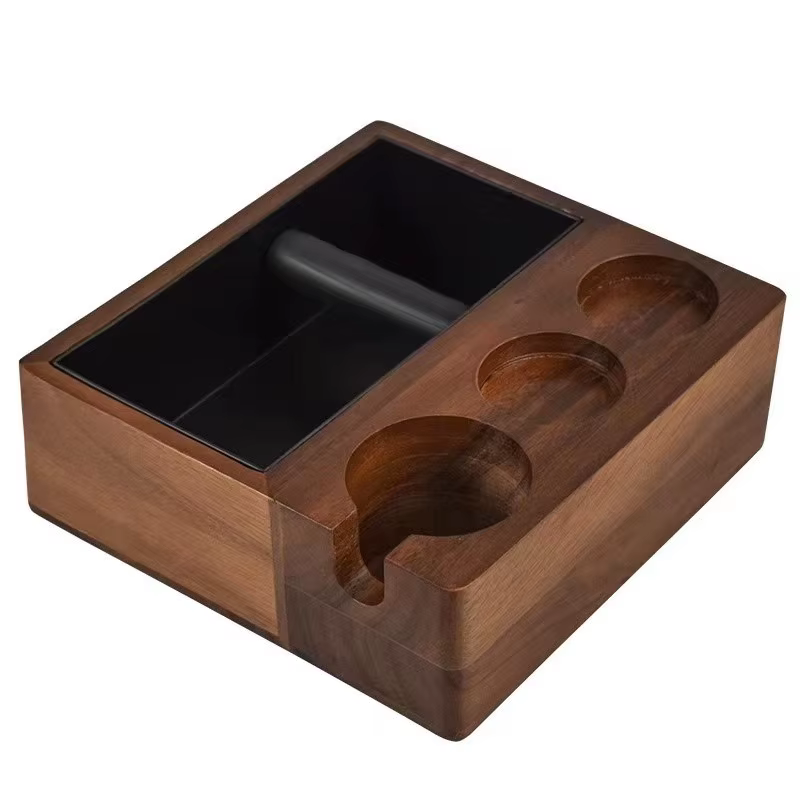 Espresso Knock Box, Station de bourrage
