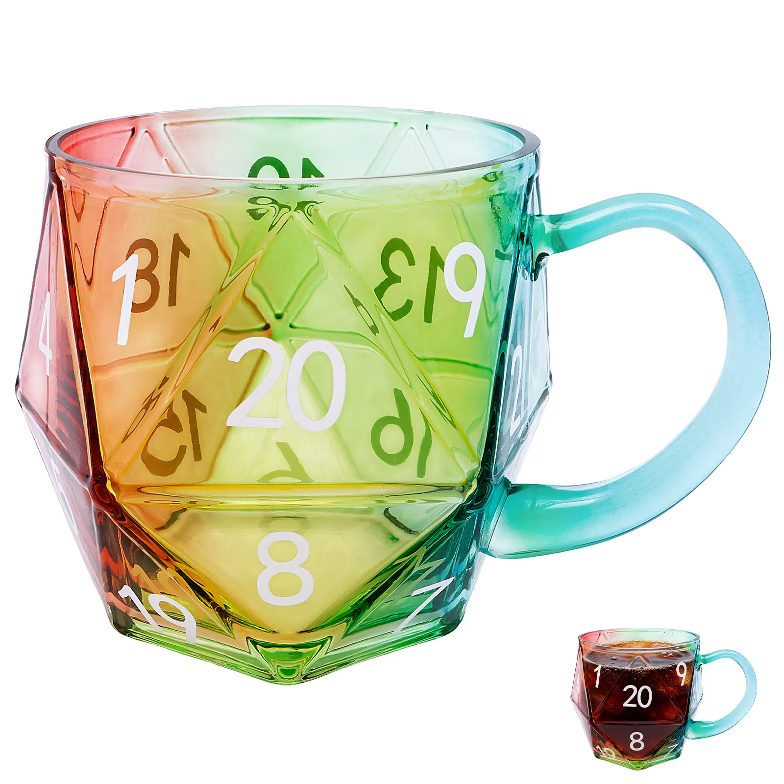 Tasse à dés colorée de 350 ML/11.8 Oz