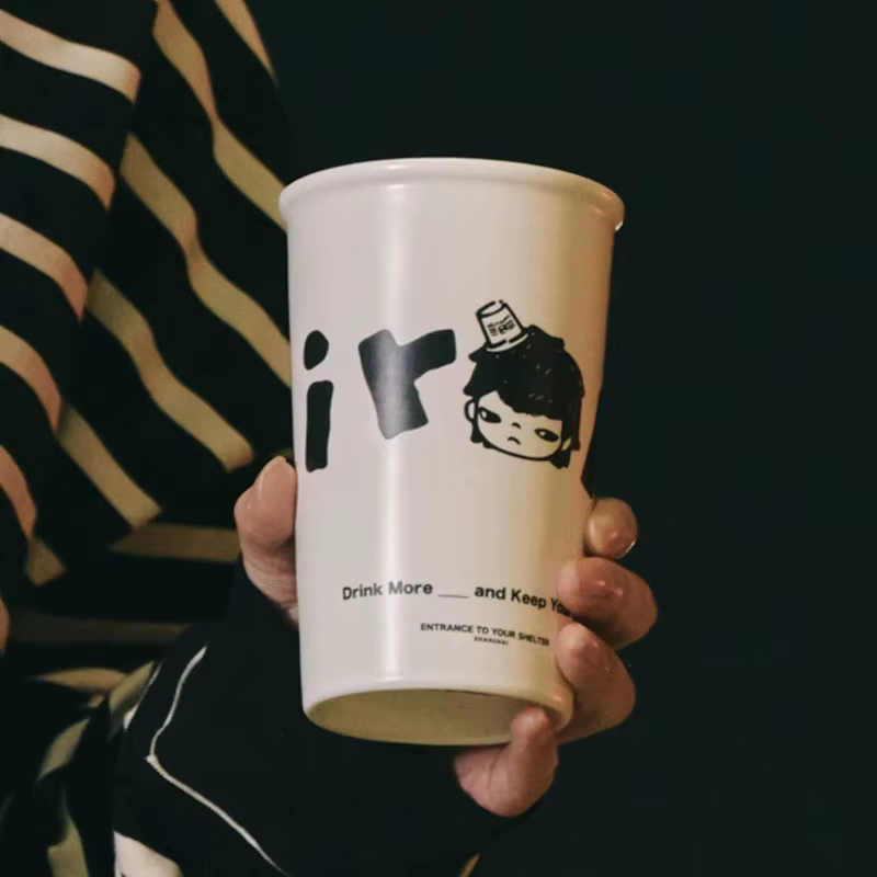 POP MART Édition Limitée SHANGHAI HIRONO Série de Tasses en Céramique sur le Thème des Magasins de Proximité
