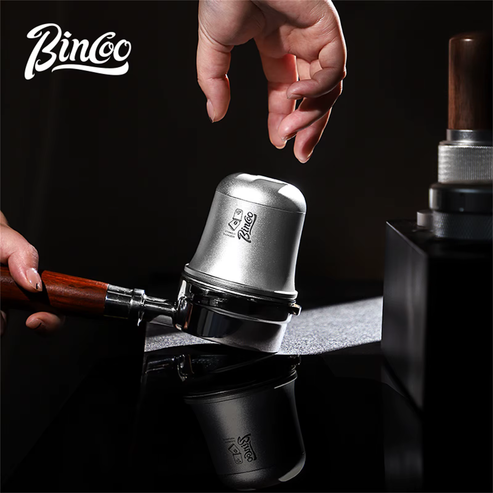 Tasse doseuse de café en aluminium Bincoo 51/58 mm - Compatible avec porte-filtre à expresso