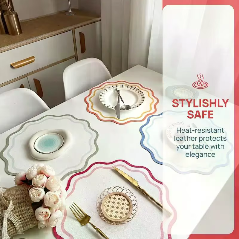 Set de table vintage en coton fait main