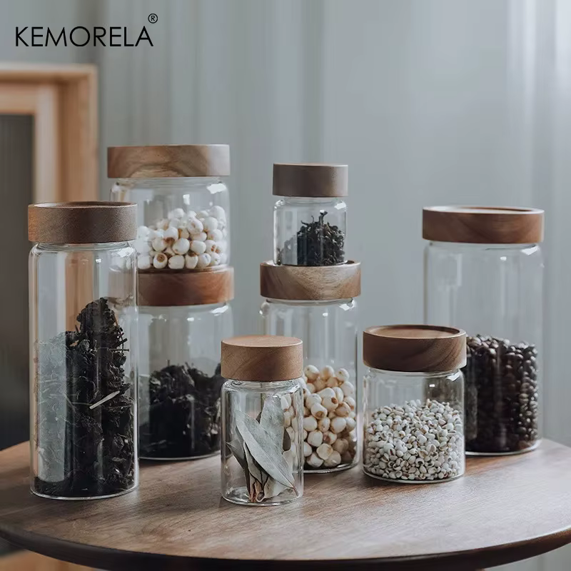 Bocaux de Rangement Scellés en Verre à Usage Domestique