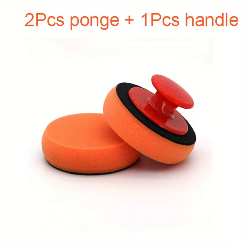 Tampon de polissage de cire de lavage de voiture, éponge de polissage, chiffon de nettoyage de voiture, éponge de polissage en microfibre, outil d'entretien de maison de voiture