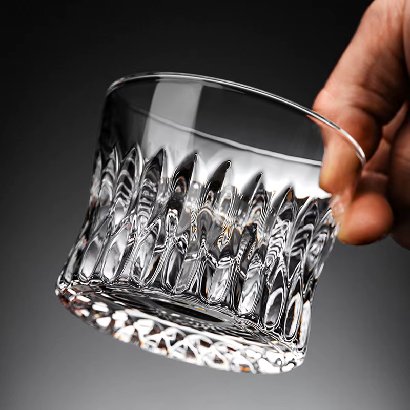 Verre Baijiu en cristal pour vin étranger, whisky, bière, ménage, luxe léger