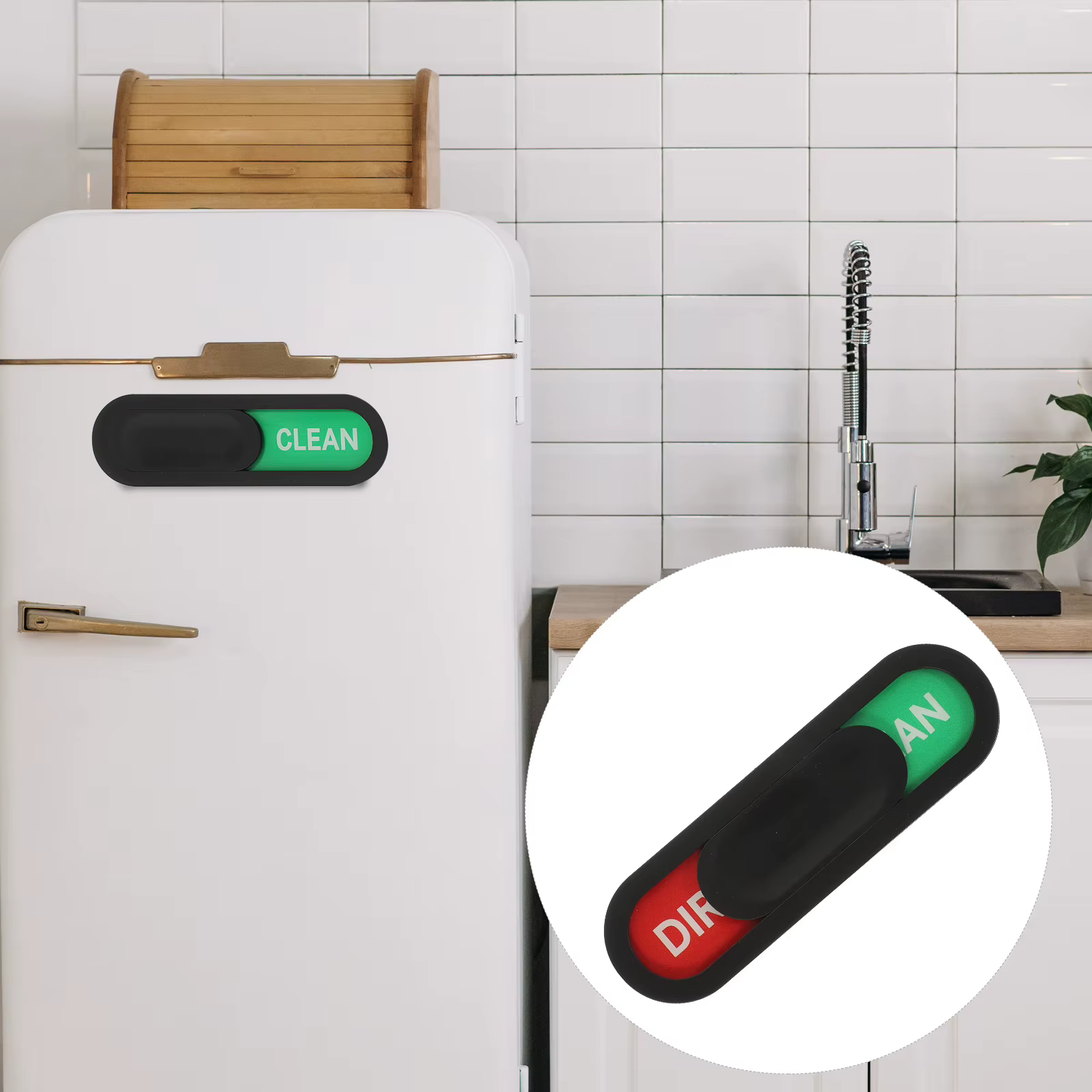Aimant ovale pour lave-vaisselle