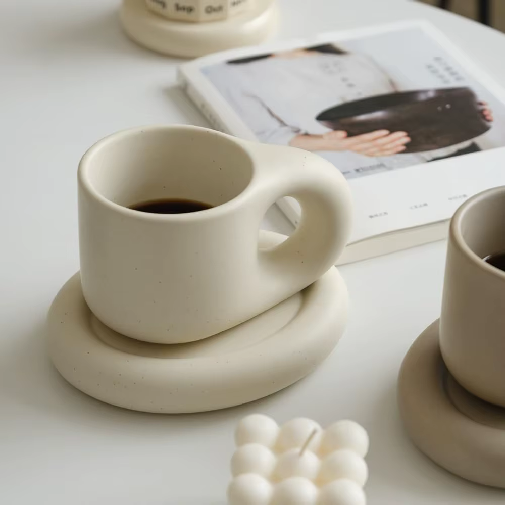 Tasse à café mignonne en céramique personnalisée