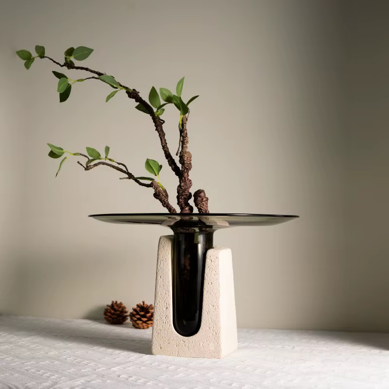Vases en verre modernes