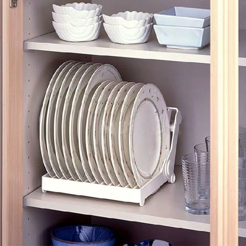 Égouttoir créatif pour assiettes