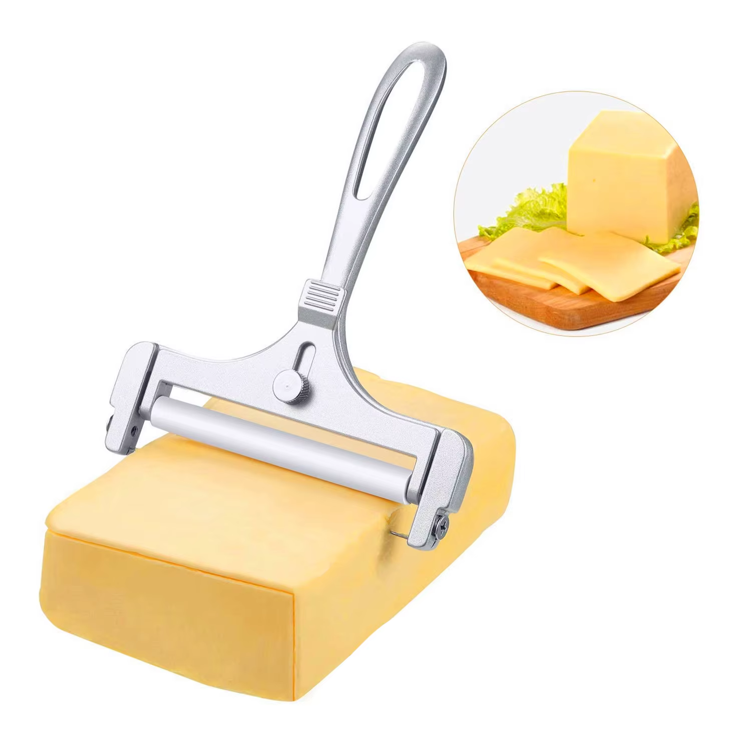 Trancheuse à fromage en alliage d'aluminium avec fil