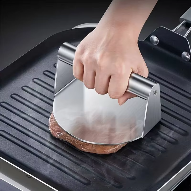 Presse à hamburgers en acier inoxydable