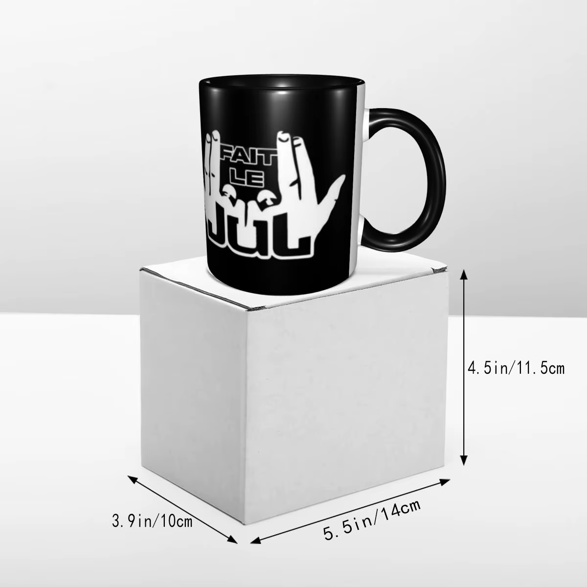 Tasses de musique de rappeur personnalisées