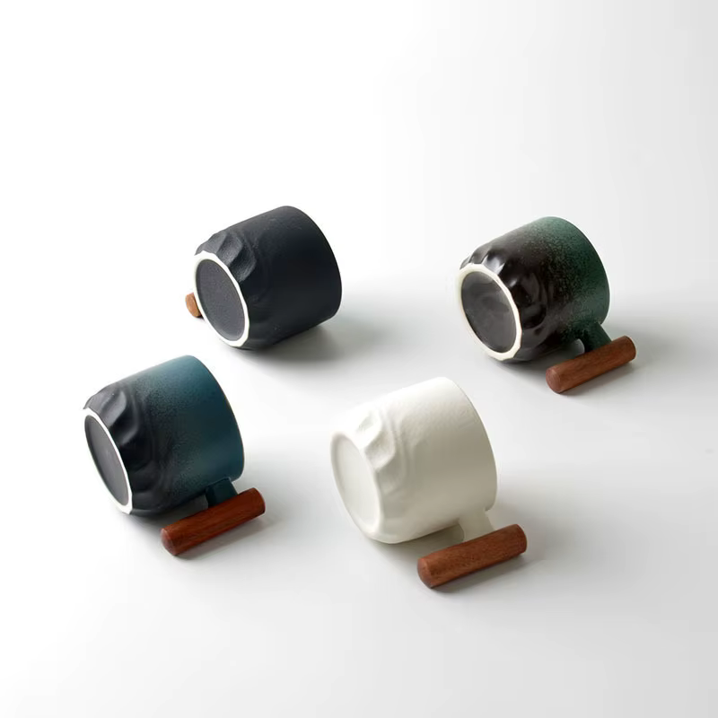 Tasse à café rétro en céramique