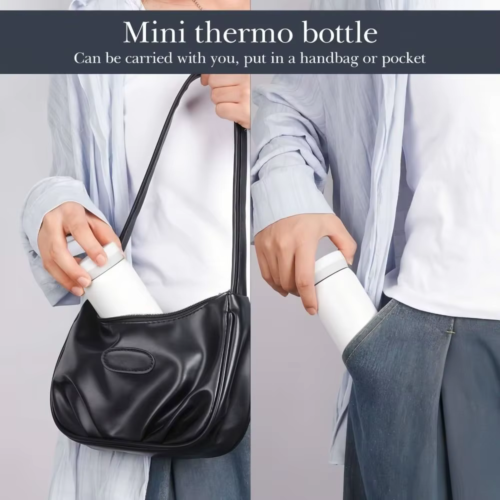Mini tasse Thermos pratique en acier inoxydable
