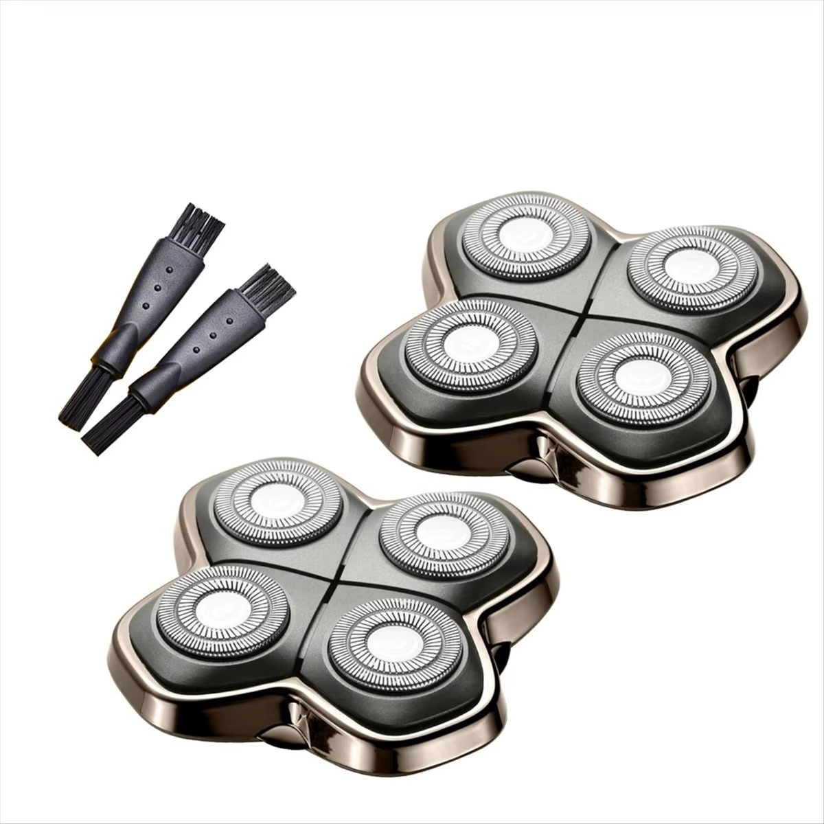 Stock limité, lot de 2 têtes de rechange professionnelles pour rasoirs Skulls Pitbulls Gold PRO, Silver PRO