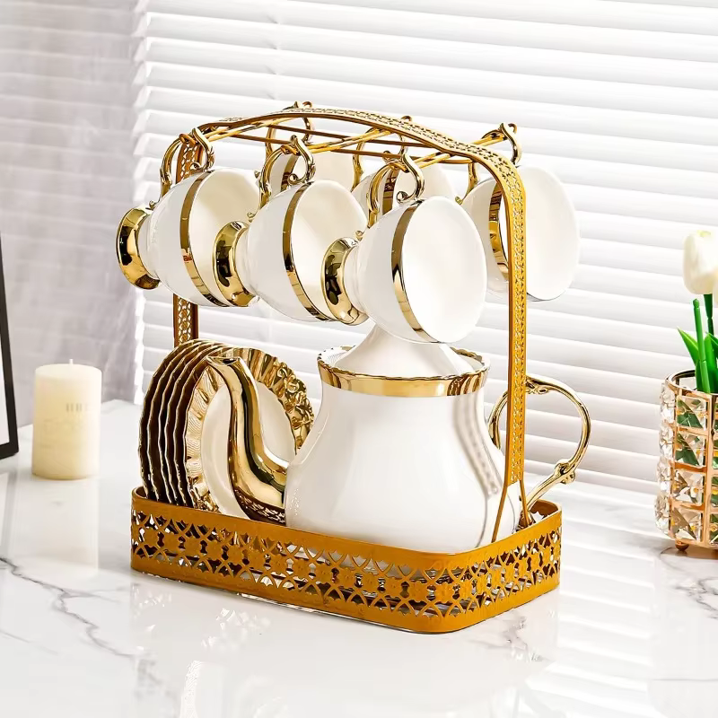 Ensemble de tasses à café en céramique de Style européen moderne-tasses