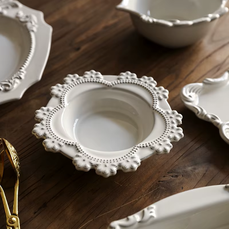 Assiette en céramique créative de Style coréen