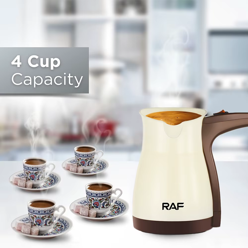 Cafetière turque avec chauffage en rine