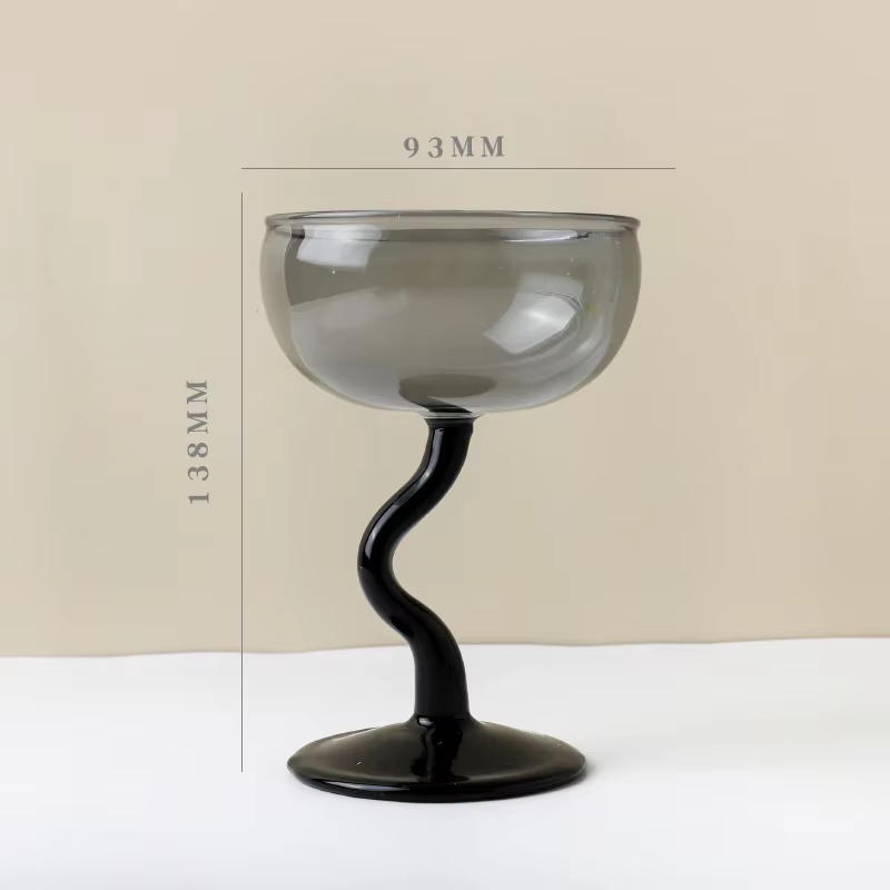Bol rond gobelet Dessert tasse en verre