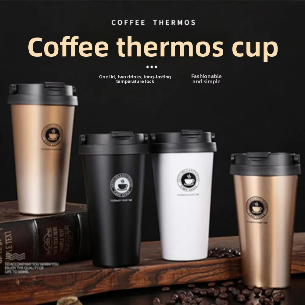 Tasse à café sous vide en acier inoxydable 2025