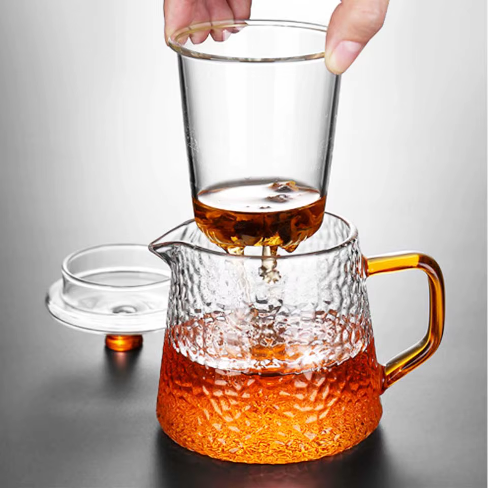 Théière Japonaise en Verre Borosilicate avec Infuseur