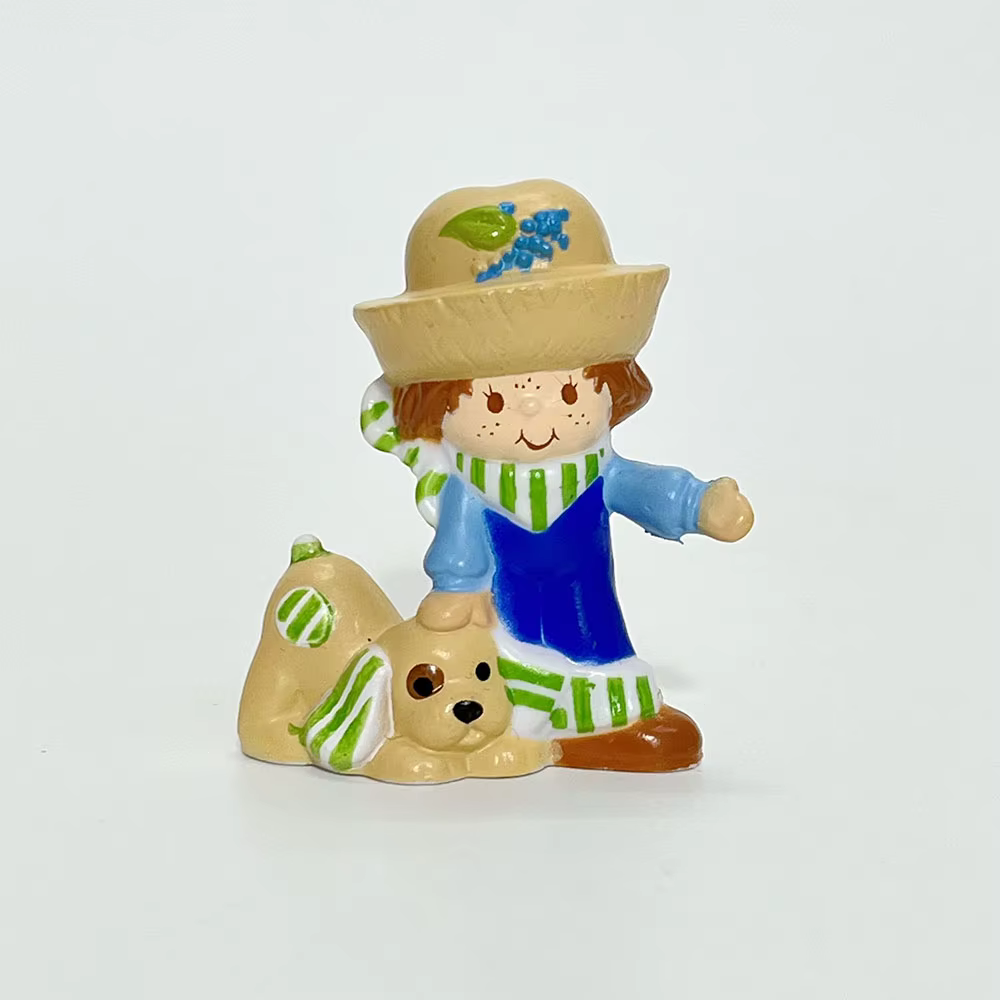 Fille aux fraises, style pastoral mignon, modèle de dessin animé, jouets kawaii, 6 pièces, jouet, décoration de gâteau, cadeau pour enfant, cadeaux, figurine d'anime, poupée