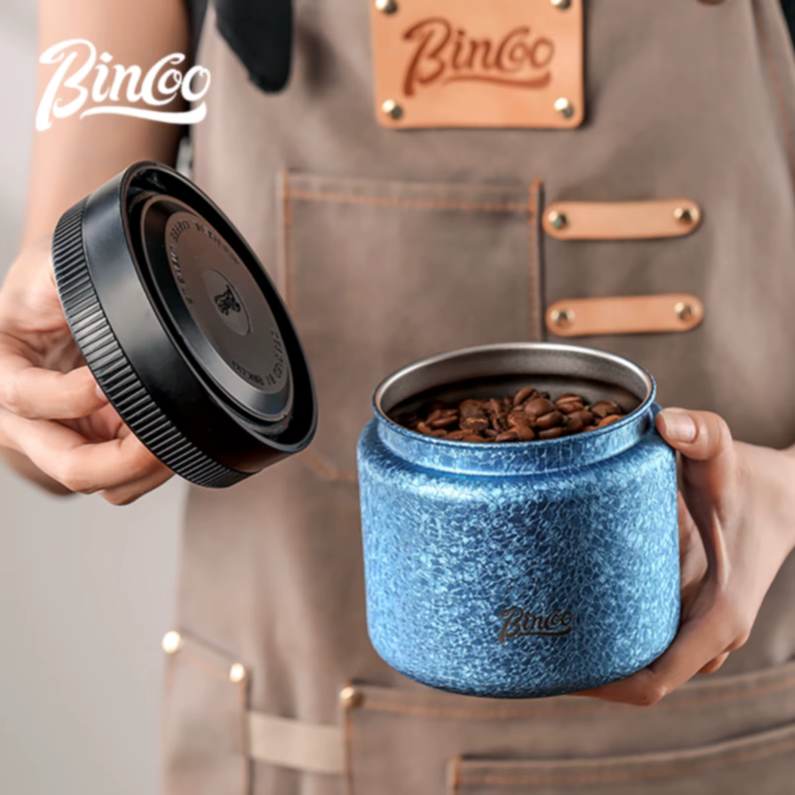 Récipient à café hermétique Bincoo : acier 304 de qualité alimentaire