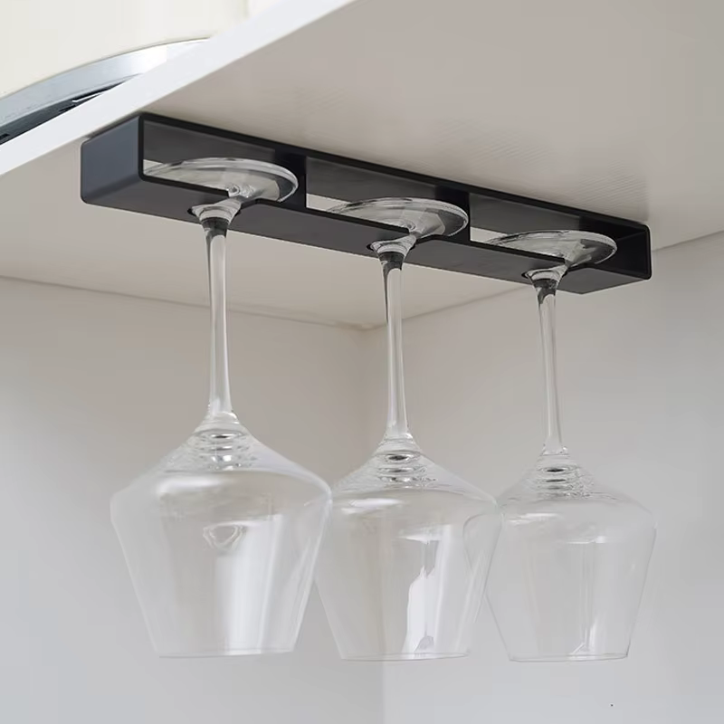 Cintre de verre à vin en plastique Non perforé