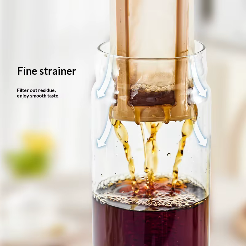 Carafe d'extraction à froid en verre borosilicate de 1000 ml