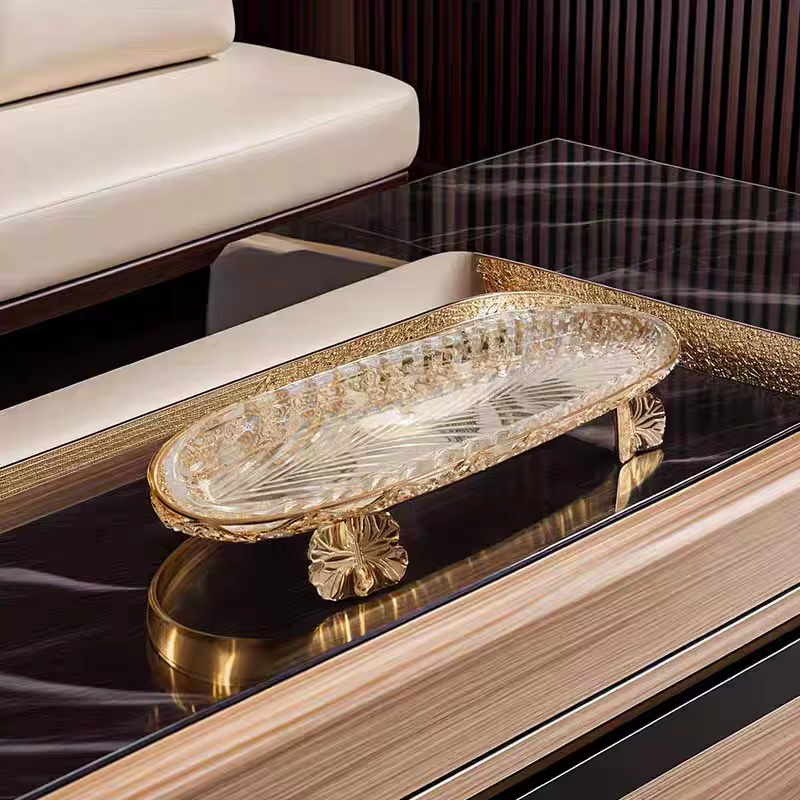 Verrerie rectangulaire en cristal pour la maison et le restaurant