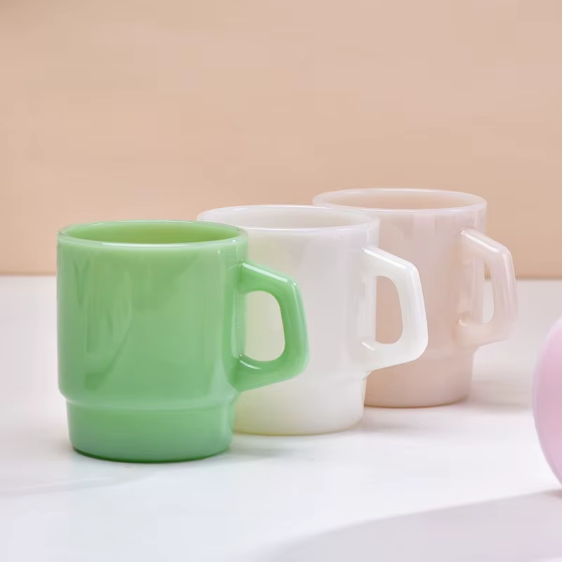 Tasses à café en verre de style coréen