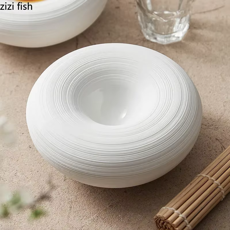 Assiette isolante blanche Double couche