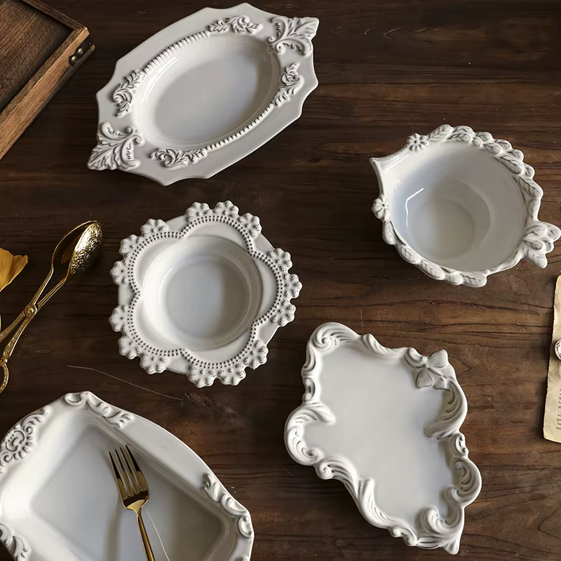 Assiette en céramique créative de Style coréen