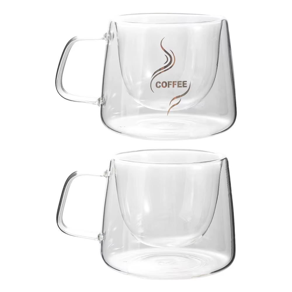 Tasse à café transparente de 200ml