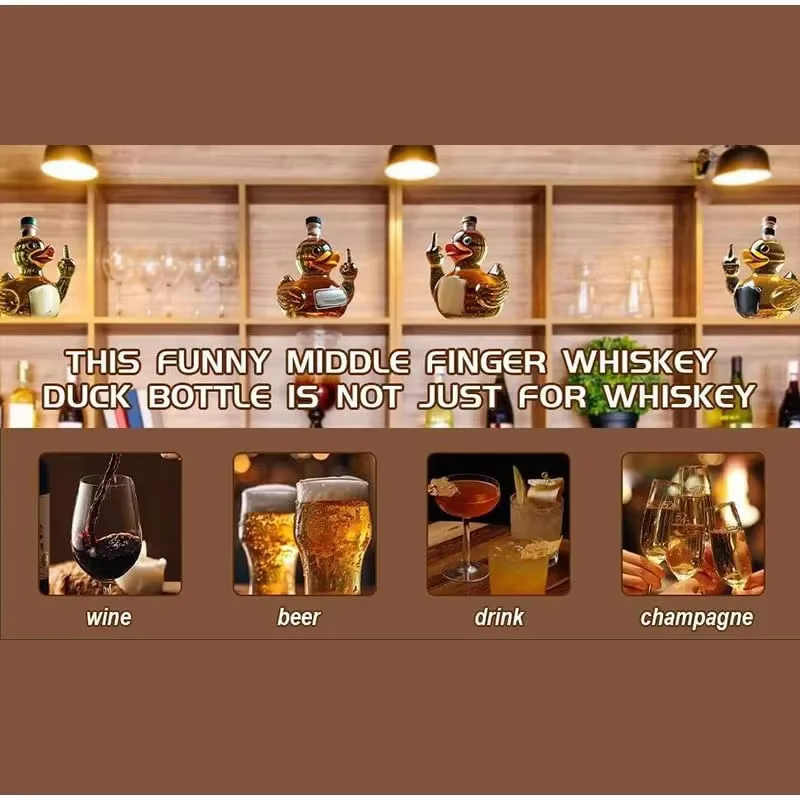 Carafe à whisky décorative pour bar